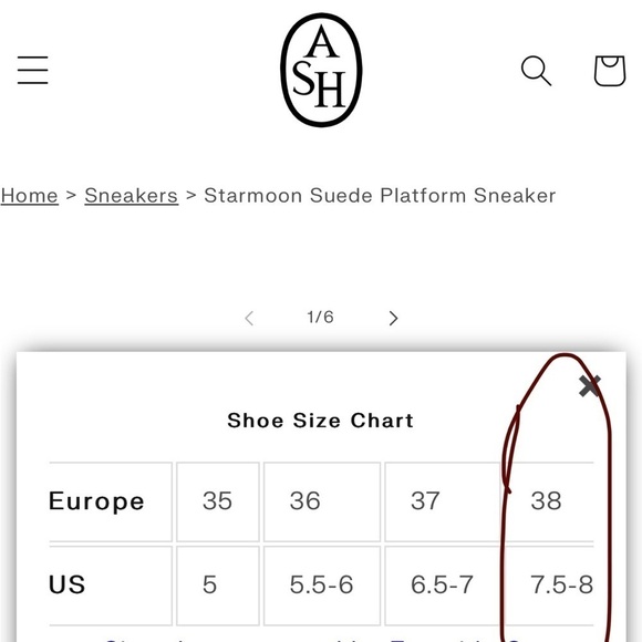 ASH Jewel Bis Chain Black Quilted Leather Platform Sneakers 38 - Picture 12 of 12